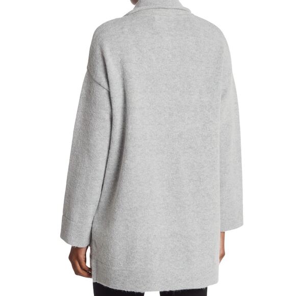Thread & Supply Open Front Cardigan Coat - Heather Gray Size XL - Picture 3 of 5